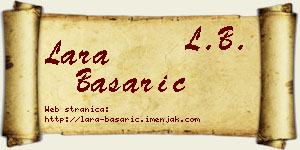 Lara Basarić vizit kartica